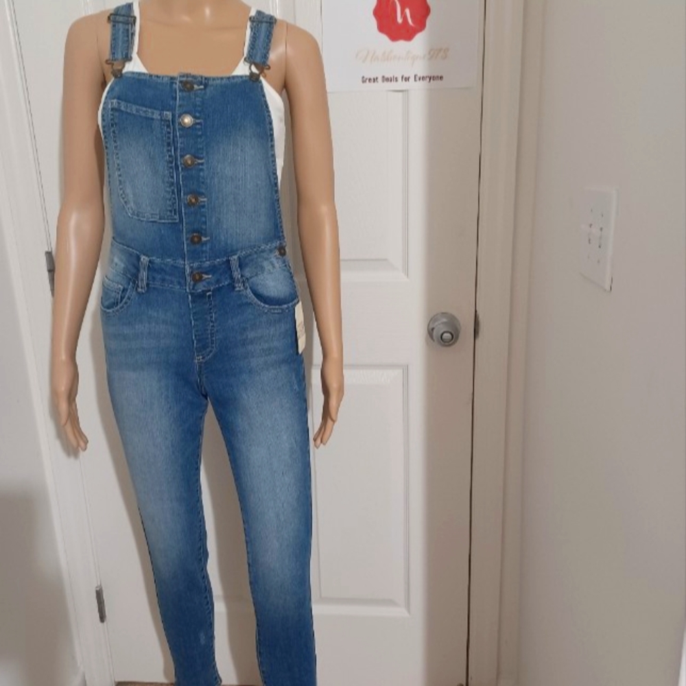Canyon River Blues Girls Denim Romper Color Blue Size: 14